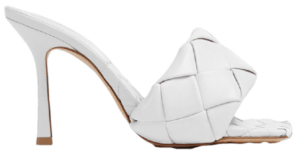 Giày Cao Gót Bottega Veneta Lido Mule 'Optic White' 608854VBSS09122