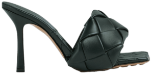 Giày Cao Gót Bottega Veneta Lido Mule 'Inkwell' 608854VBSS04615