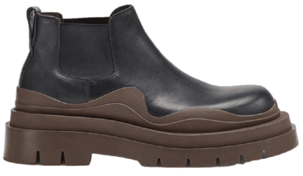 Giày Bottega Veneta Tire Ankle Chelsea Boot 'Black' 630281VBS501024