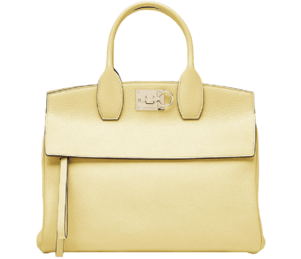 Túi Salvatore Ferragamo The Studio Leather 'Yellow' 21H15-744533