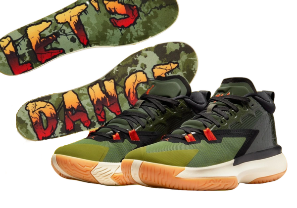 Giày Nike Air Jordan 1 Pf 'Carbon Green' DA3129-300 - Ảnh 4