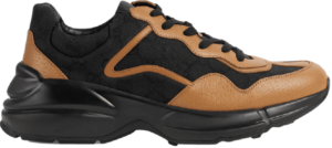 Giày Gucci Men's Rhyton Sneaker 'Black Canvas' 725932-FAA1P-1155