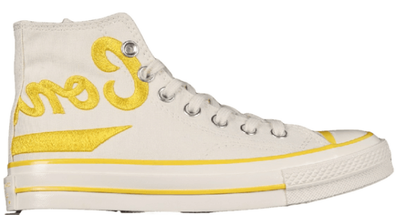 Giày Converse x Coca Cola Chuck 70s High Cream 'Yellow Egret' A04909C