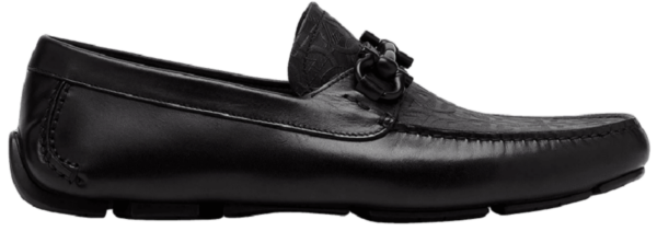Giày Salvatore Ferragamo Driver Gancini 'Black' 02C398-740689