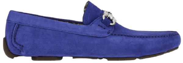 Giày Salvatore Ferragamo Driver Gancini 'Golfo Blue' 020350-753170