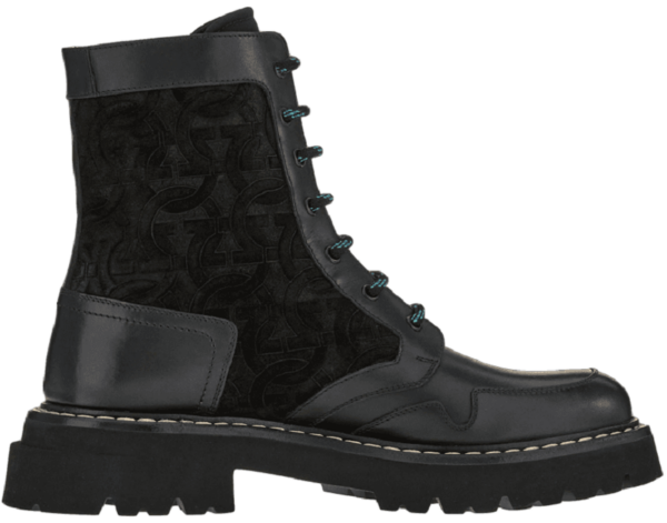 Giày Salvatore Ferragamo Combat Boot 'Black' 020929-756728