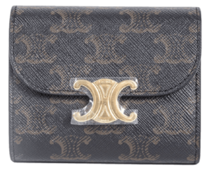 Tui Celine Small Triomphe Wallet In Triomphe Canvas 'Tan' 10D782CQH-04LU