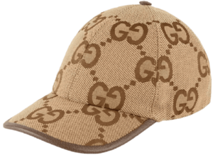 Mu Gucci Jumbo GG Canvas Baseball 'Camel Ebony' 681264-3HAGJ-2564
