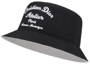 Mu Dior Atelier Bucket Hat 'Black Canvas' 243C907C4511-C988