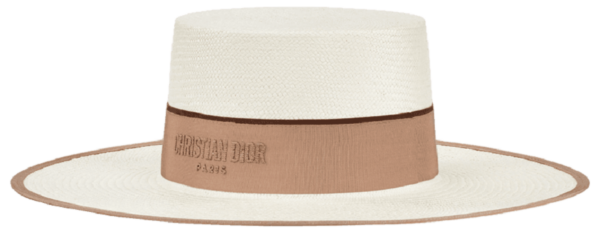 Mu Dior Odeo Large Brim Hat 'Natural Straw' 31SEV967G185-C160