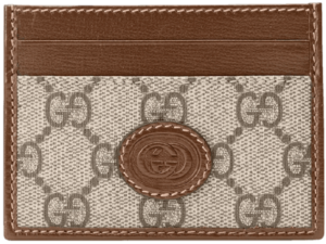 Vi Gucci Card Case Interlocking G 'Beige' 673002-92TCG-8563