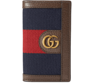 Vi Gucci Web Card Case Double G 'Blue Red' ‎722932-HE2VT-8450