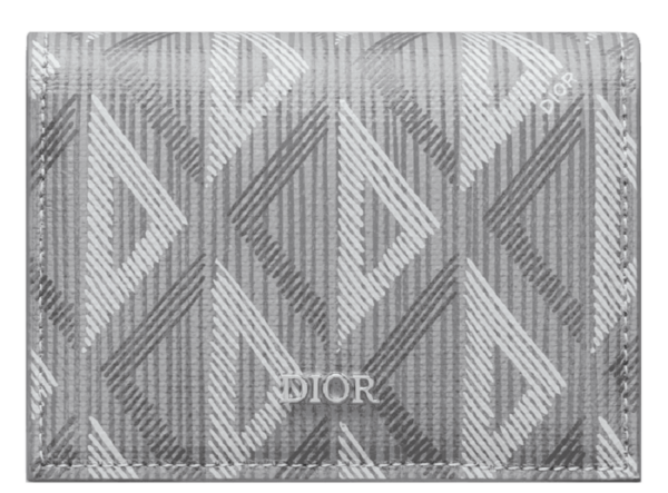 Vi Dior Business Card Holder 'Grey CD Diamond' 2ESCH136DCO-H42E