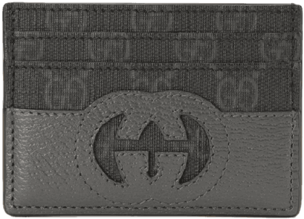 Vi Gucci Card Case Interlocking G 'Black' 701425-K9GSN-1151