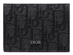 Vi Dior Business Card Holder 'Black Dior Oblique' 2ESCH136YSE-H03E