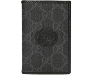 Vi Gucci GG Supreme Card Case 'Black' 699267-92TCN-1000