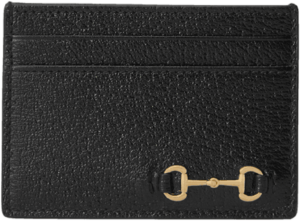 Vi Gucci Card Case Horsebit 'Black' ‎700469-DJ20G-1000
