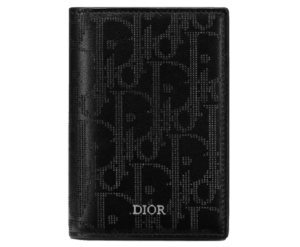 Vi Dior BI-Fold Card Holder 'Black Galaxy' 2ESCH138VPD-H03E