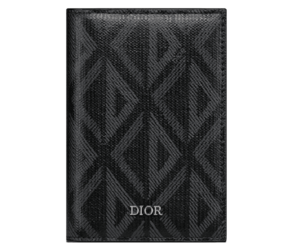 Vi Dior BI-Fold Card Holder 'Black CD Diamond' 2ESCH138DCO-H43E