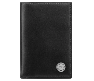 Vi Dior BI-Fold Card Holder 'Black CD Button' 2LECH138CDB-H00N