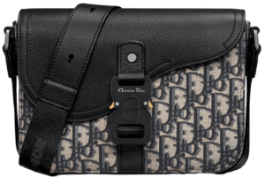 Tui Dior Mini Saddle Bag Strap 'Beige Dior Grained' 1ADPO049YKS-H27E