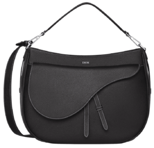 Tui Dior Saddle Soft Bag 'Black Grained' 1ADHO023ULC-H00N