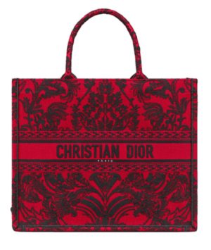 Tui Dior Book Tote Large 'Red Black' M1286ZMDR-M339