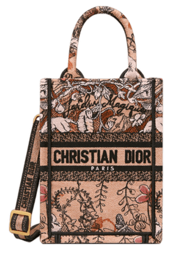 Tui Dior Book Tote Phone Bag Mini 'Powder Pink' S5555CRZI-973