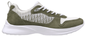 Giay Dior B25 Runner 'Olive Suede Dior' 3SN283ZMI-H066