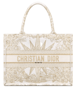 Tui Dior Book Tote Medium 'Gold-Tone Metallic' M1296ZRXV-M981