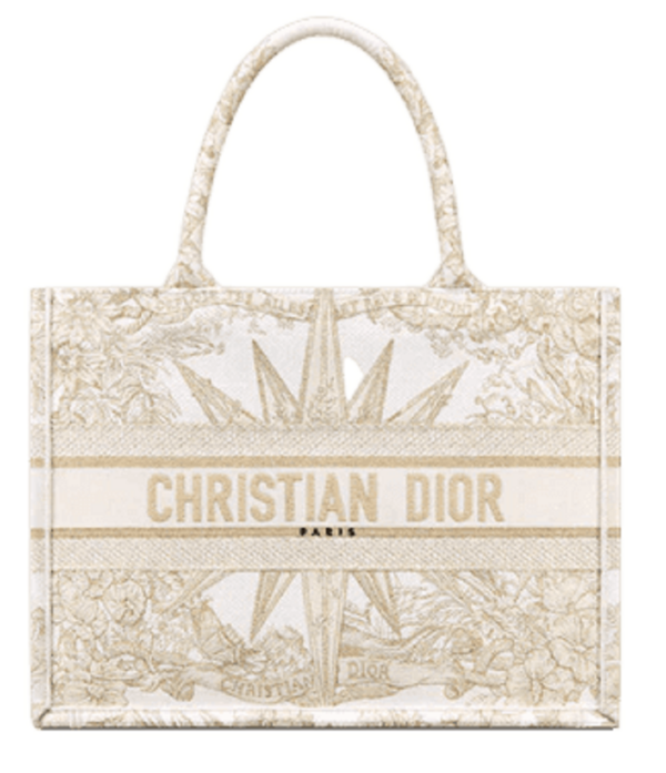 Tui Dior Book Tote Medium 'Gold-Tone Metallic' M1296ZRXV-M981