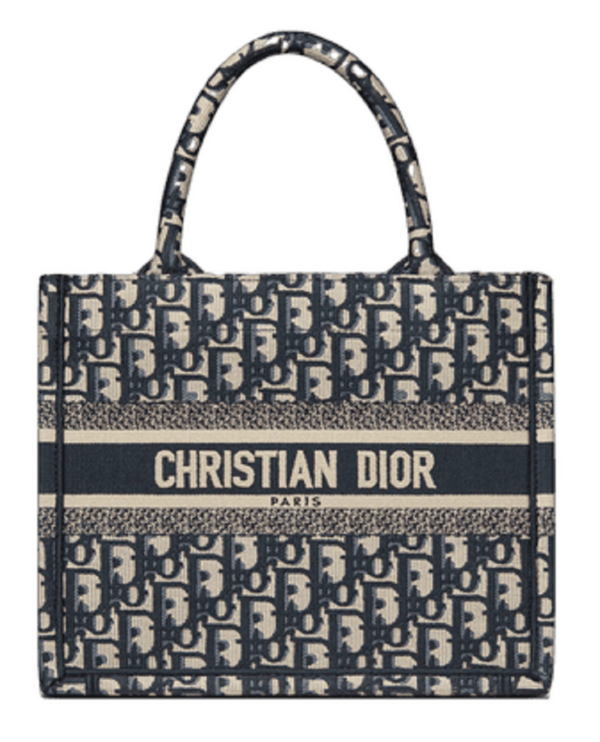 Tui Dior Book Tote Small 'Blue Embroidery' M1265ZRIW-M928