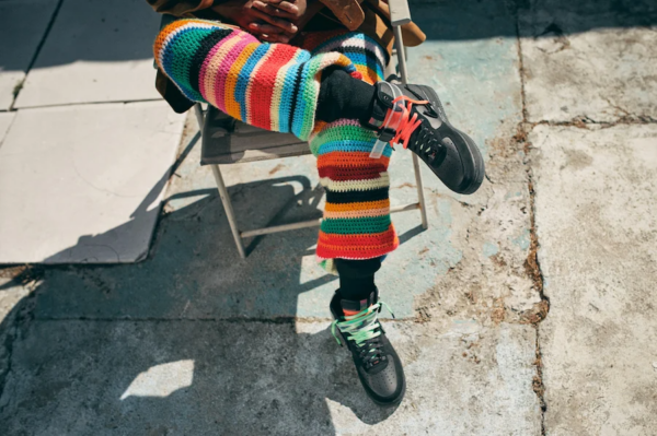 Giày Nike Lauren Halsey x Air Force 1 High LE 'ALL FOR 1 LA' CU3052-001 - Ảnh 4