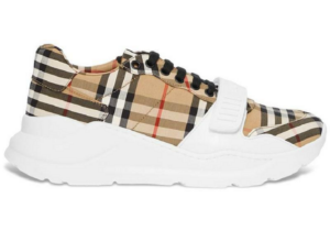 Giày Burberry Vintage Check Cotton Beige 8046826