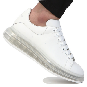 Alternative view of Giày Alexander McQueen Oversized Sneaker 'Clear Sole White' 604232-WHX98-9000