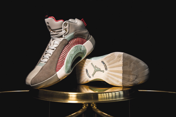 Giày Nike CLOT x Air Jordan 35 'Sepia Stone' DD9322-200 - Ảnh 3