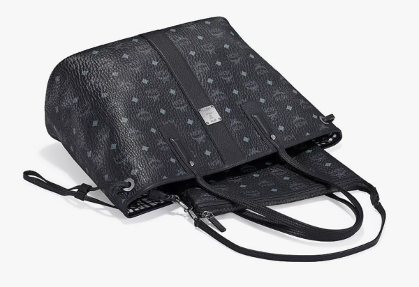Túi MCM Reversible Liz Shopper Visetos Black MWP7AVI22BK001 - Ảnh 4