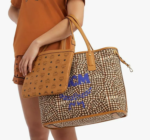 Túi MCM Reversible Liz Shopper in Visetos MWPAAVI02CO001 - Ảnh 7