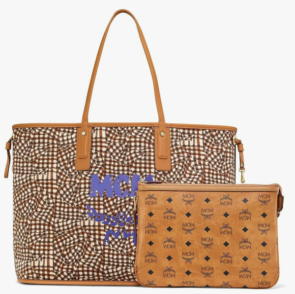 Túi MCM Reversible Liz Shopper in Visetos MWPAAVI01CO001 - Ảnh 3