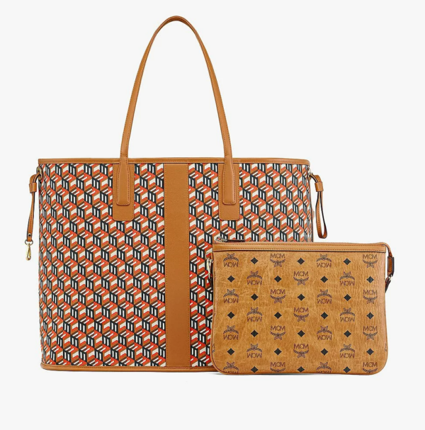 Túi MCM Reversible Liz Shopper in Visetos MWPCSVI02CO001 - Ảnh 3