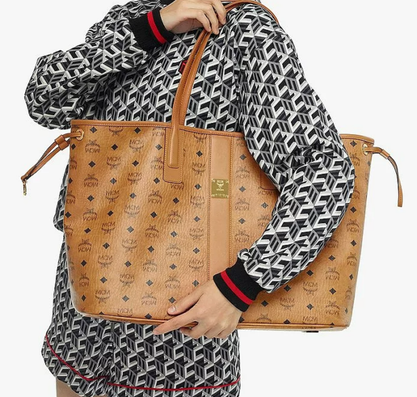 Túi MCM Reversible Liz Shopper in Visetos MWPCSVI02CO001 - Ảnh 6