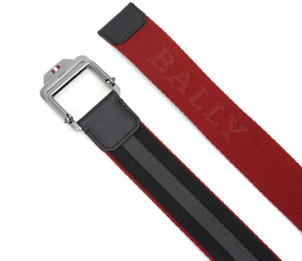 Thắt Lưng Bally Casual 'Black Red' CONNOR-35-M-90 - Ảnh 2