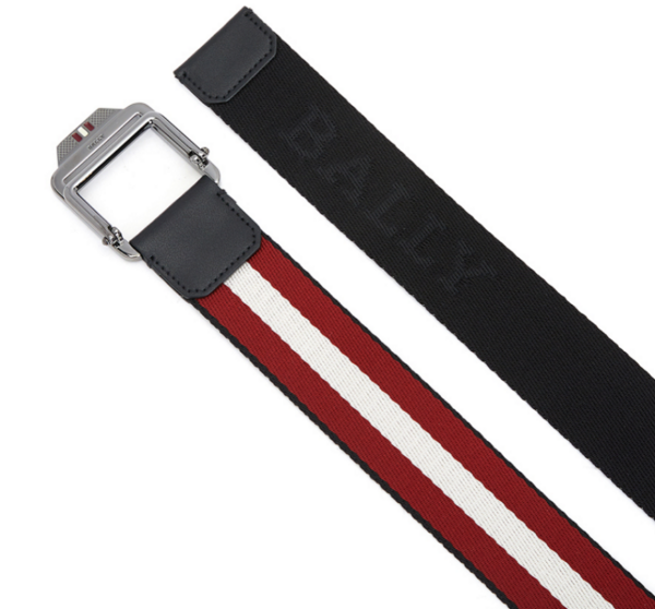 Thắt Lưng Bally Casual Belt 'Red White' CONNOR-35M-536 - Ảnh 2