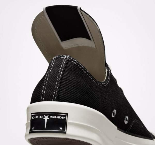 Giay Converse Rick Owens x DRKSHDW DRKSTAR Chuck 70 Low 'Black' 172347C
