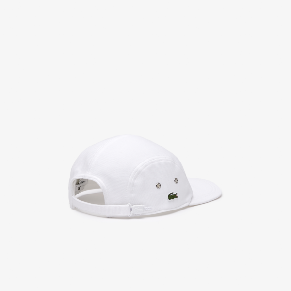 Mu Lacoste Organic Cotton Pique Camp 'White' RK0543-53G-001