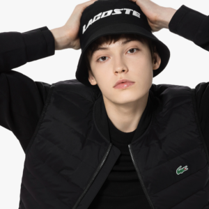 Mu Lacoste Golf Lettering Point Bucket 'Black' RK222E-52N-031