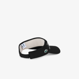 Mu Lacoste Tape Logo Sun Visor 'Black' RK232E-53G-031