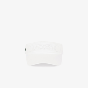 Mu Lacoste Tape Logo Sun Visor 'White' RK232E-53G-70V