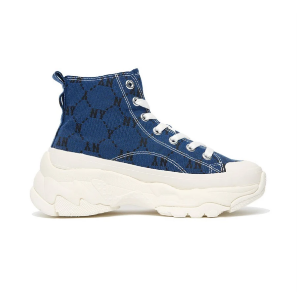 Giày MLB Chunky High Mono Jaquard New York Yankees 3ASHU311N-50BLD - Ảnh 2
