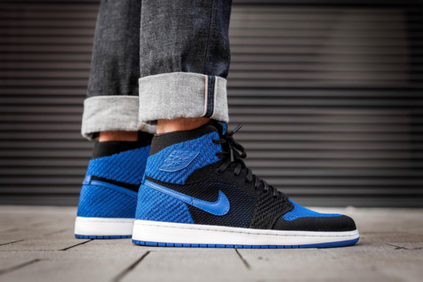 Giày Nike Air Jordan 1 Retro High OG Flyknit 'Royal' 919704-006 - Ảnh 5